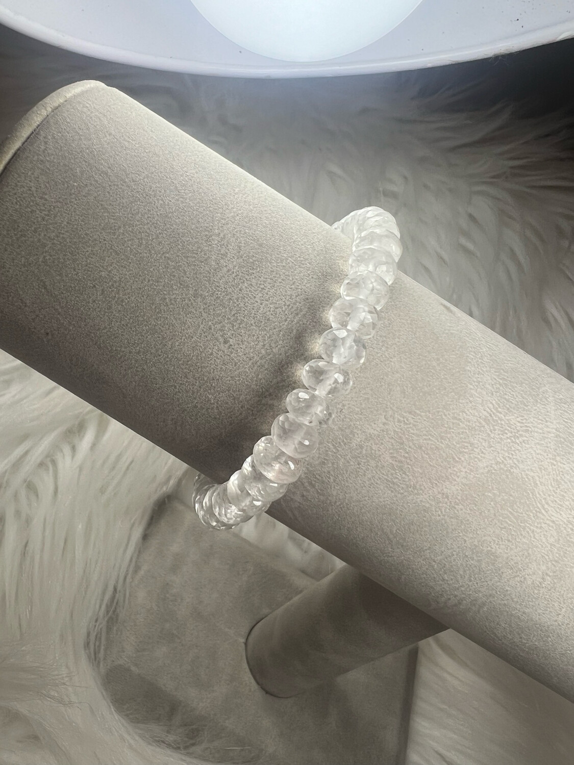 Bergkristal Facet Armband AA kwaliteit 6mm
