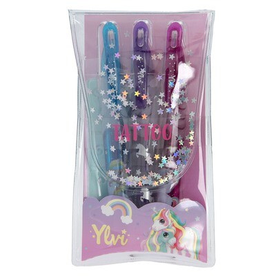 Ylvi tattoo glitter gelpennen