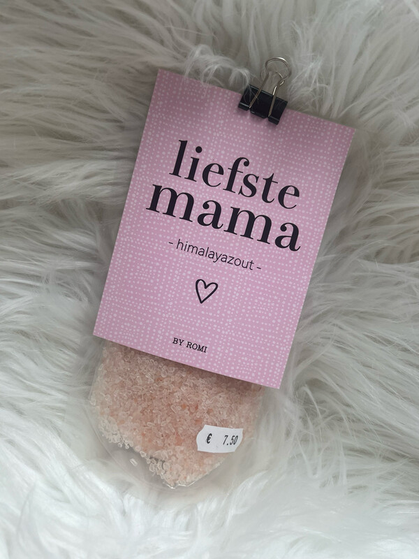Liefste Mama Himalayazout Pink