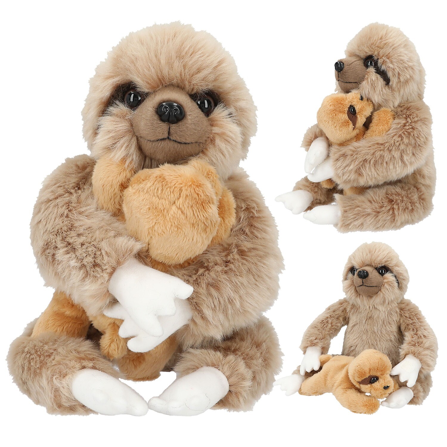 TOPModel knuffel luiaard mama en baby