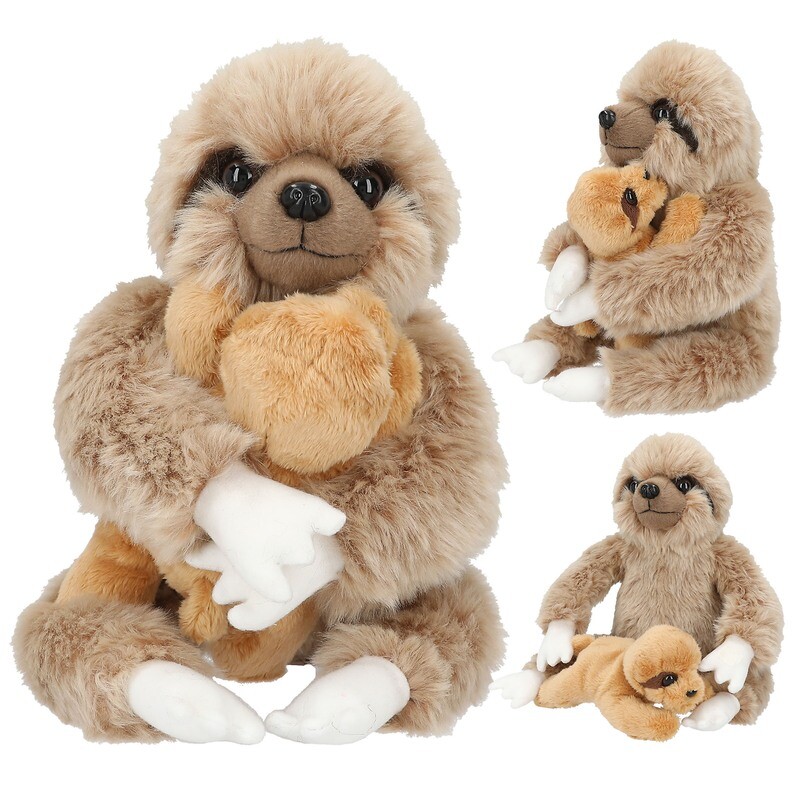 TOPModel knuffel luiaard mama en baby