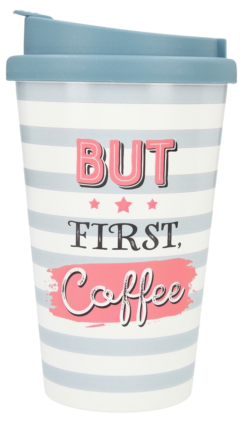 Beker to go 007 but first coffee