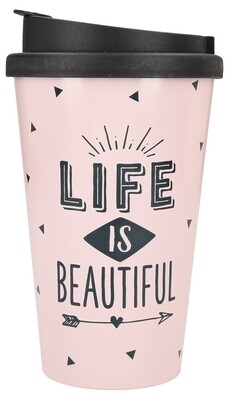 Beker to go 030 life is beautiful