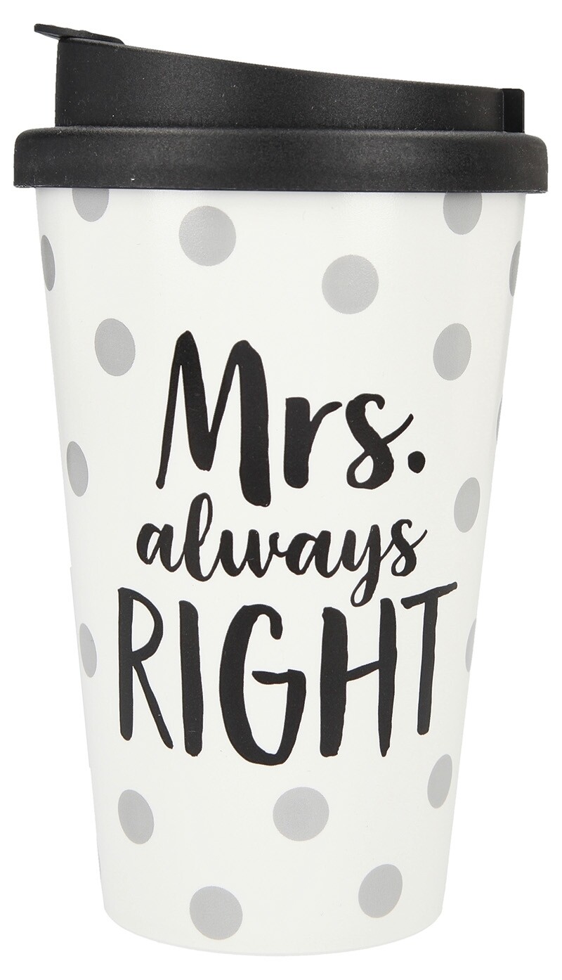 Beker to go 024 mrs always right