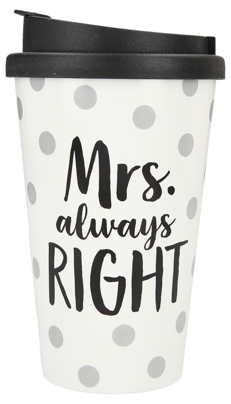 Beker to go 024 mrs always right