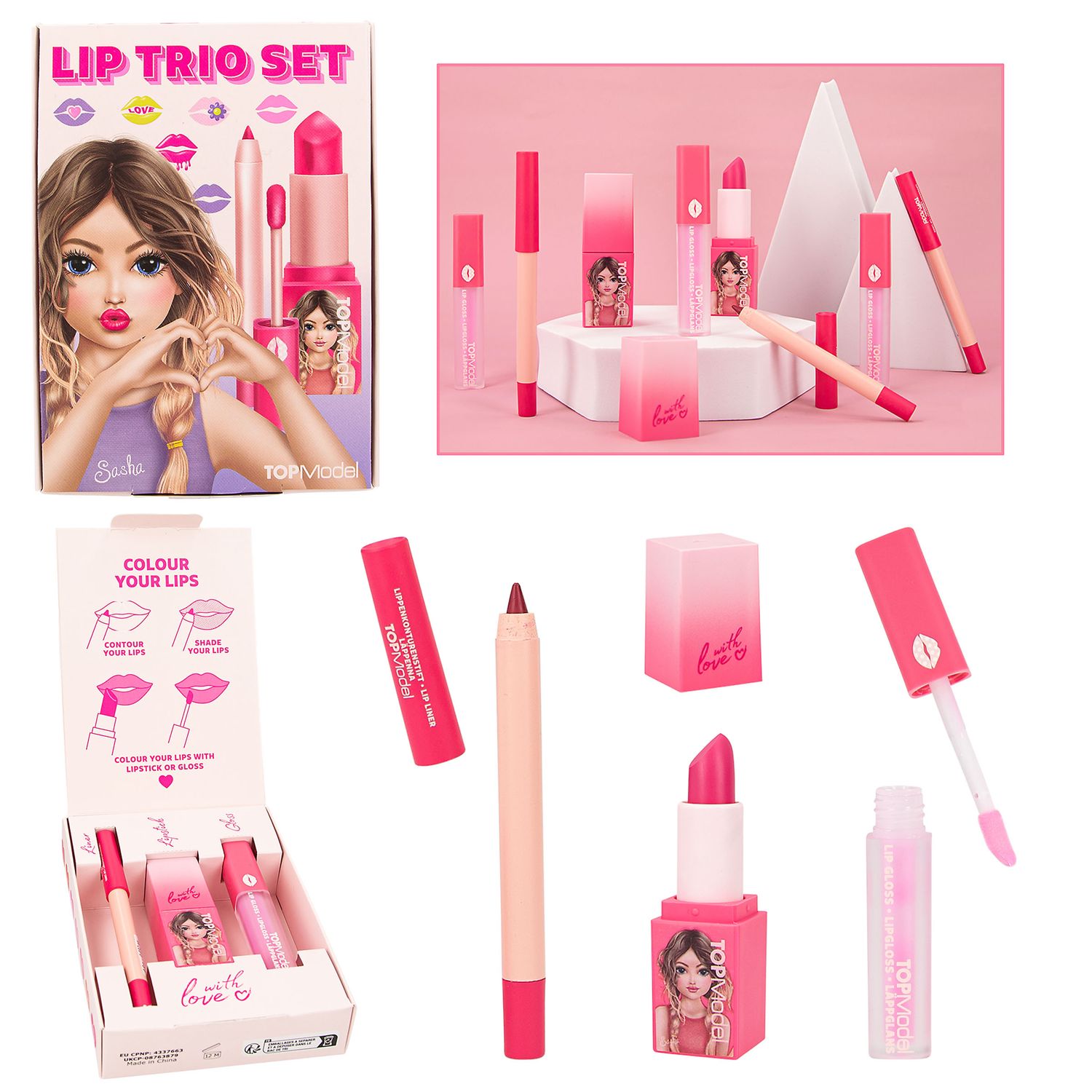 TOPModel lippen trio