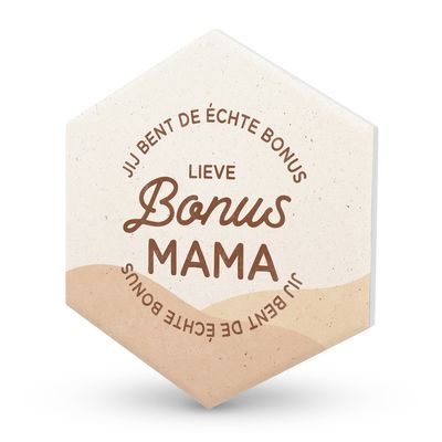 Keramieken onderzetter bonus mama