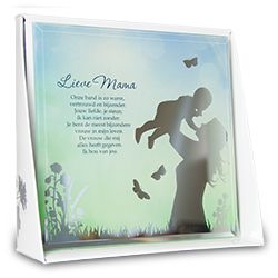 Silver silhouette lieve mama