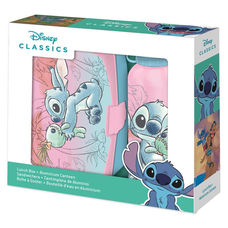 Lilo &amp; Stitch set brooddoos en drinkfles