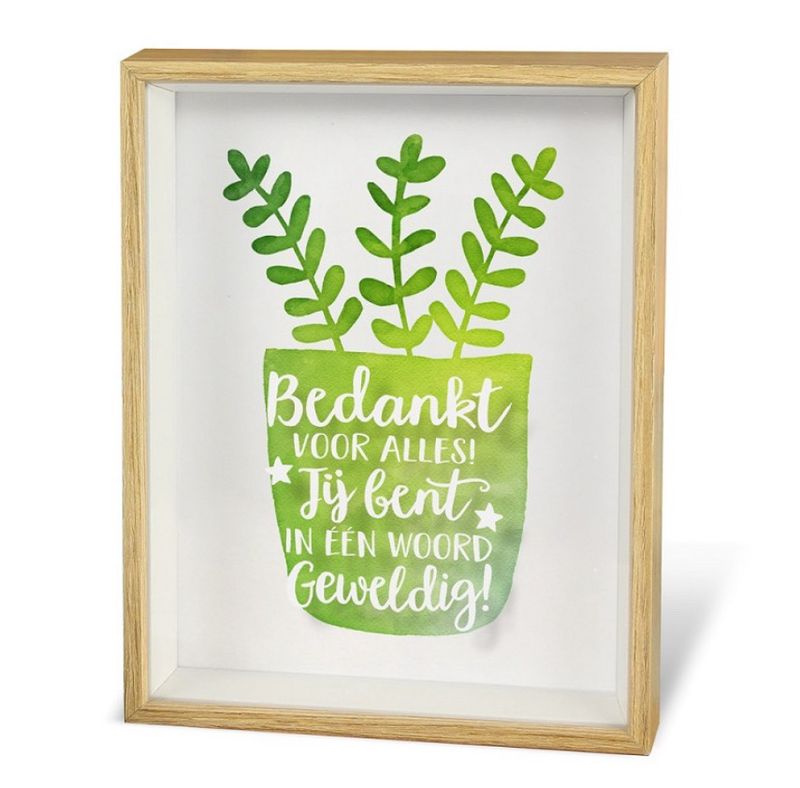 Deco Kader Bedankt