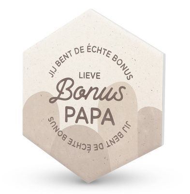 Keramieken Onderzetter Bonus Papa