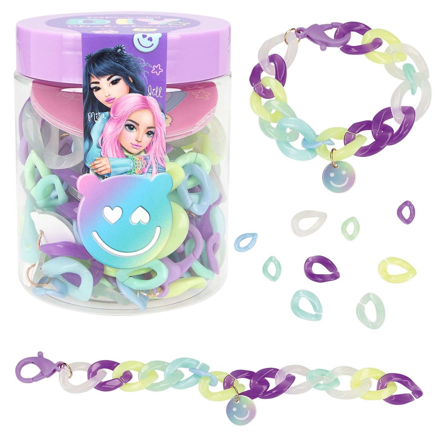 TOPModel DIY clic chain, kleur: Paars