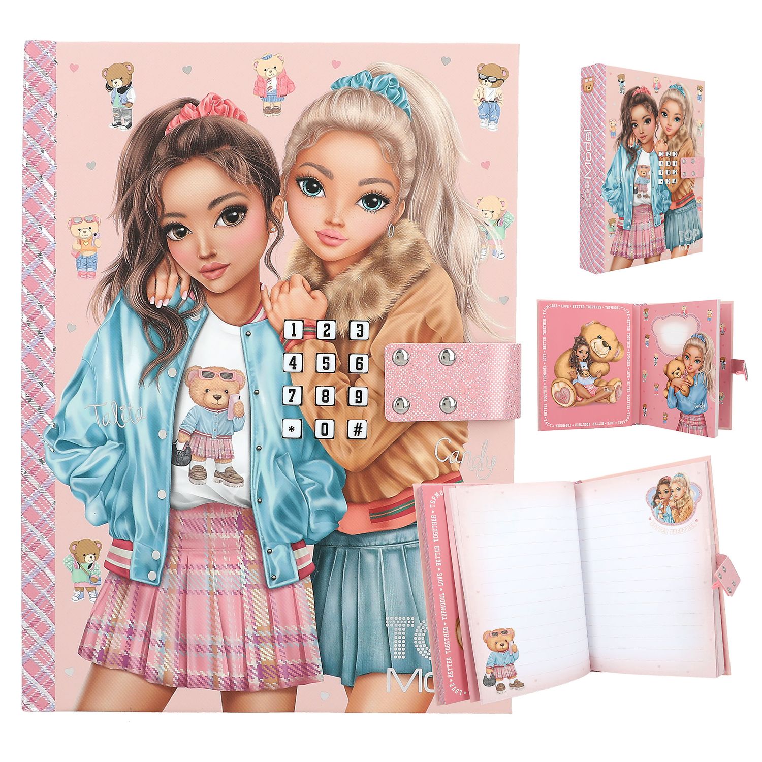 TOPModel dagboek met code &amp; geluid TEAM TEDDY