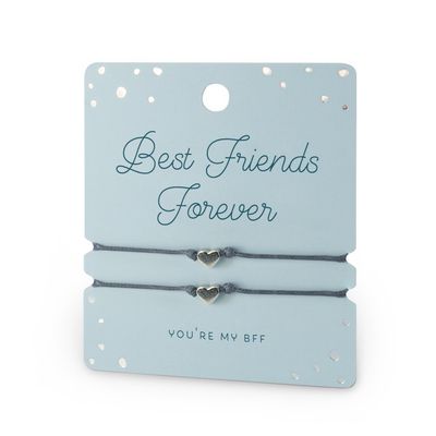 Hart armband dubbel best friends forever