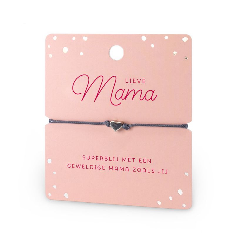 Hart armband lieve mama