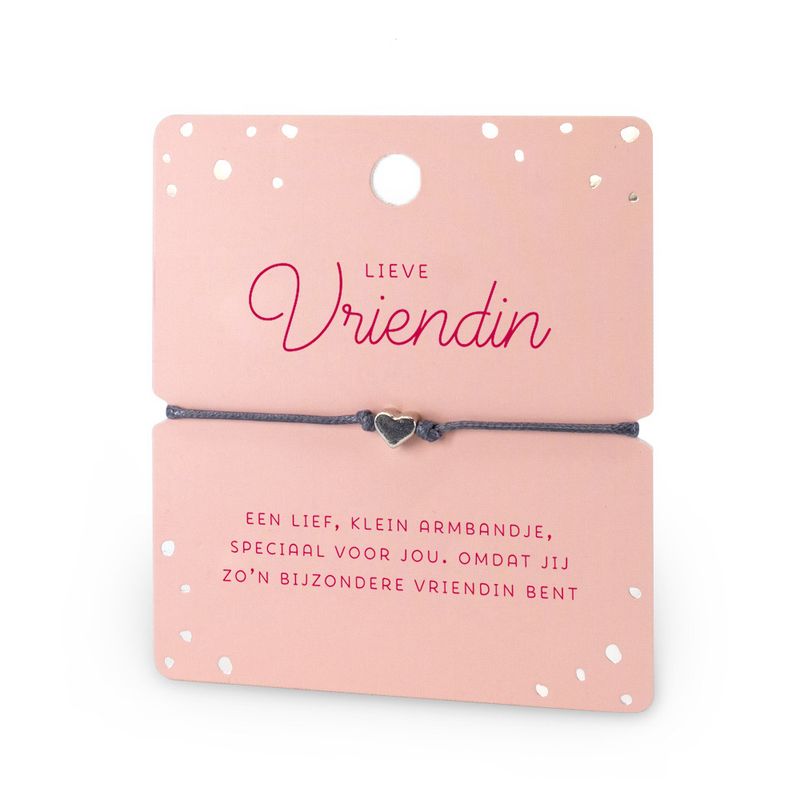 Hart armband vriendin