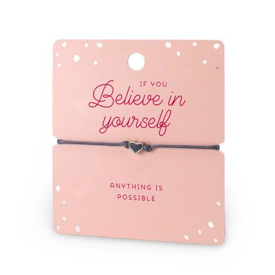 Hart armband believe in yourself