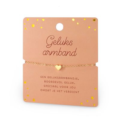 Hart armband geluksarmband