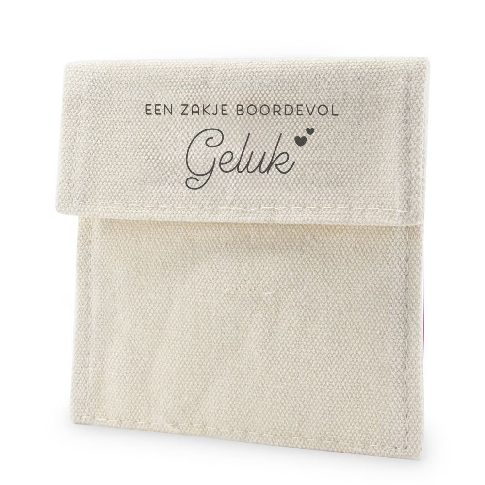 Hart armband geschenkzakje geluk