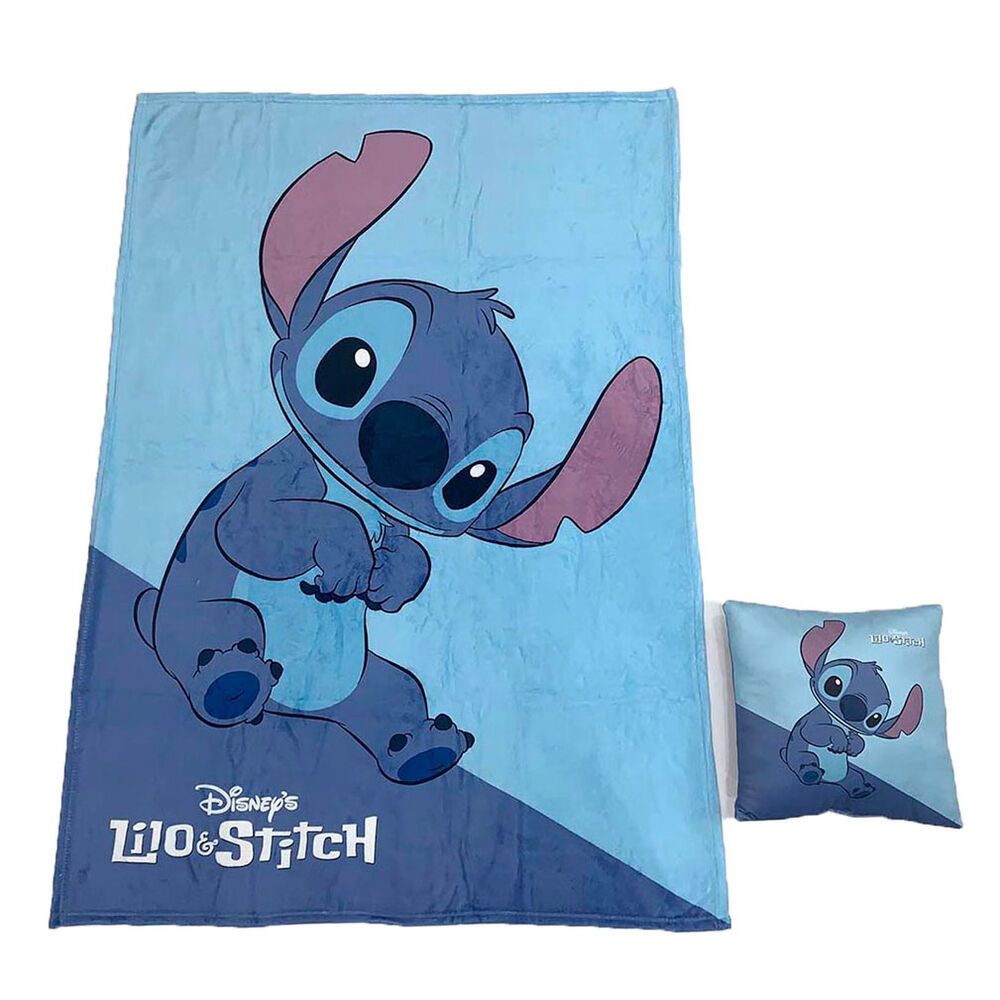 Stitch set plaid en kussen