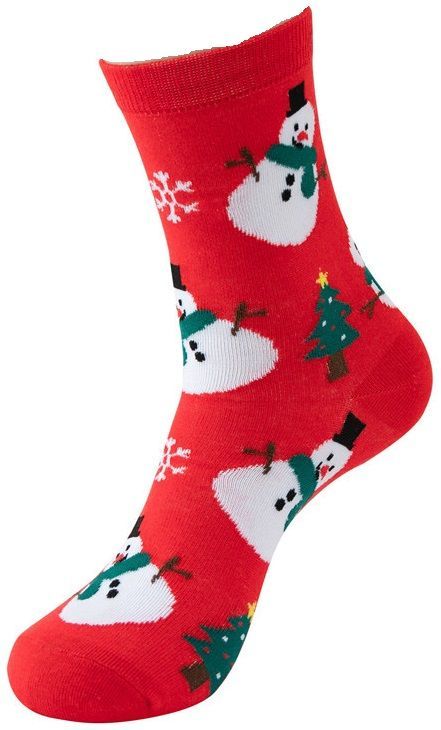 Kerst sokken rood maat 35-42