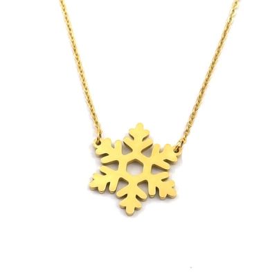Ketting Sneeuwvlok goud