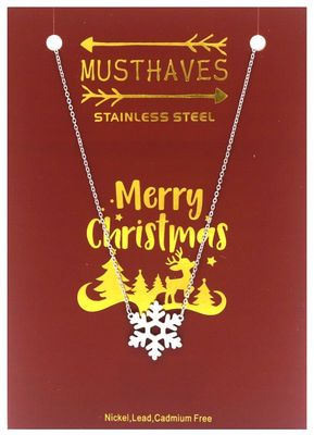 Ketting sneeuwvlok zilver