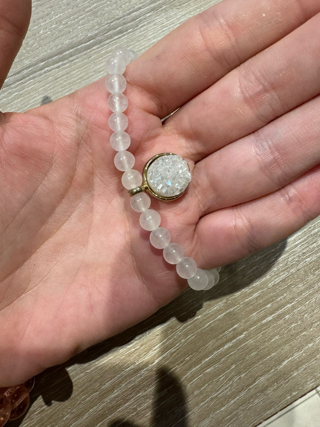 Edelsteen Armband Bergkristal Met Aura