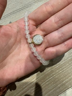 Edelsteen Armband Bergkristal Met Aura