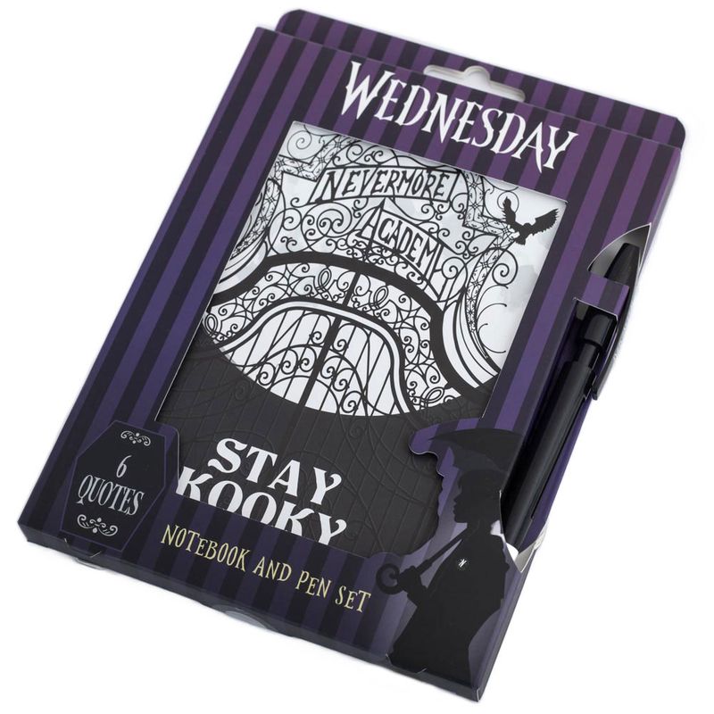 Wednesday Set Notitieboek Met Pen