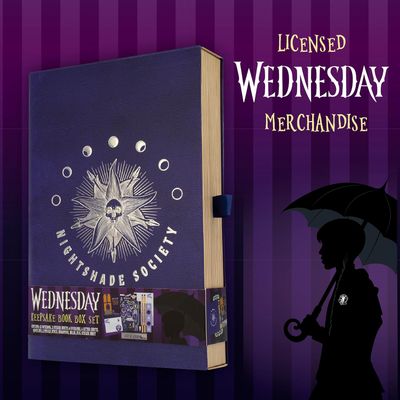 Wednesday Nightshade Stationary Set
