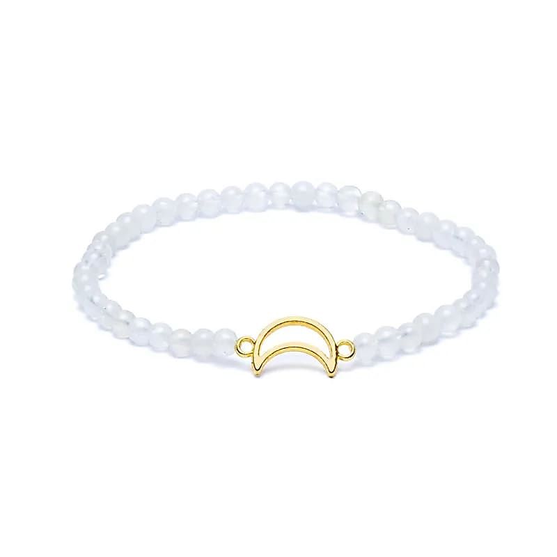Armband maansteen met Maan