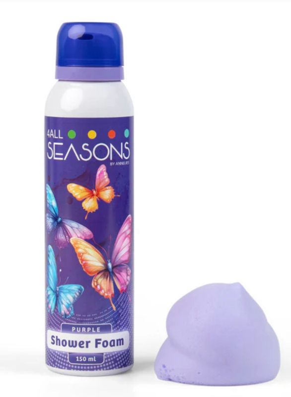 Shower foam vlinder