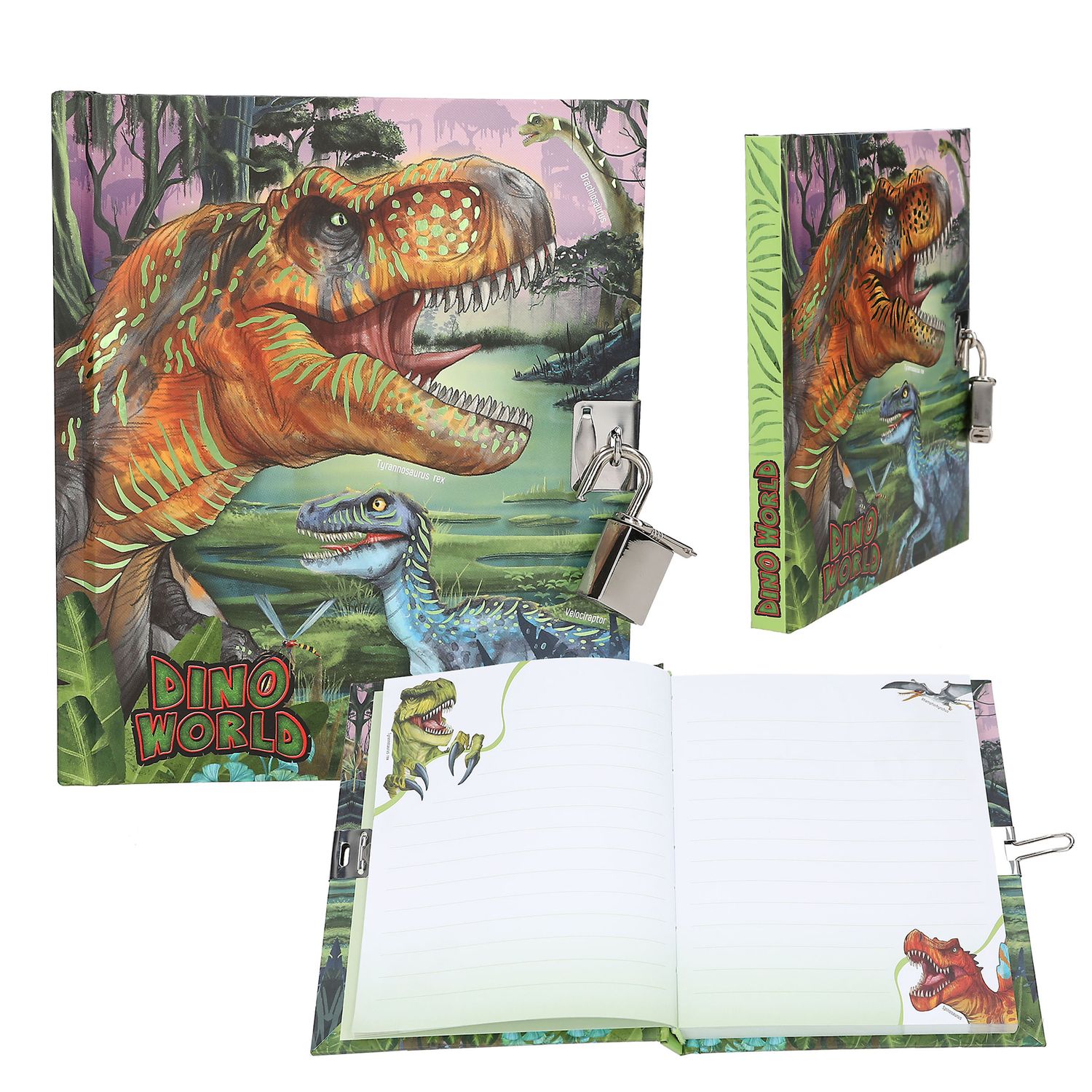 Dino World dagboek met slot