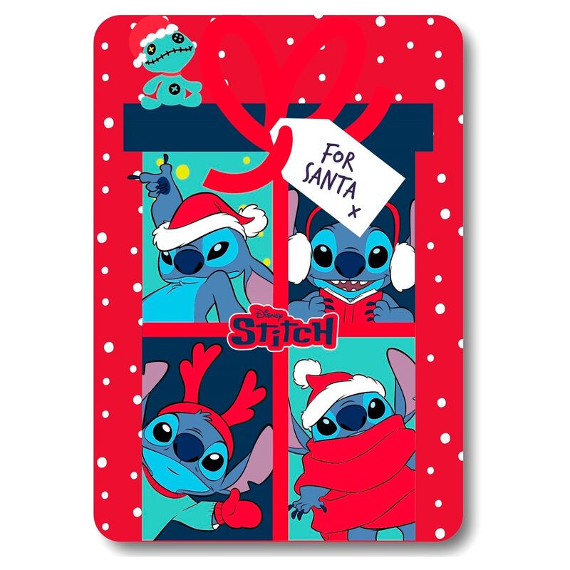 Stitch kerst plaid