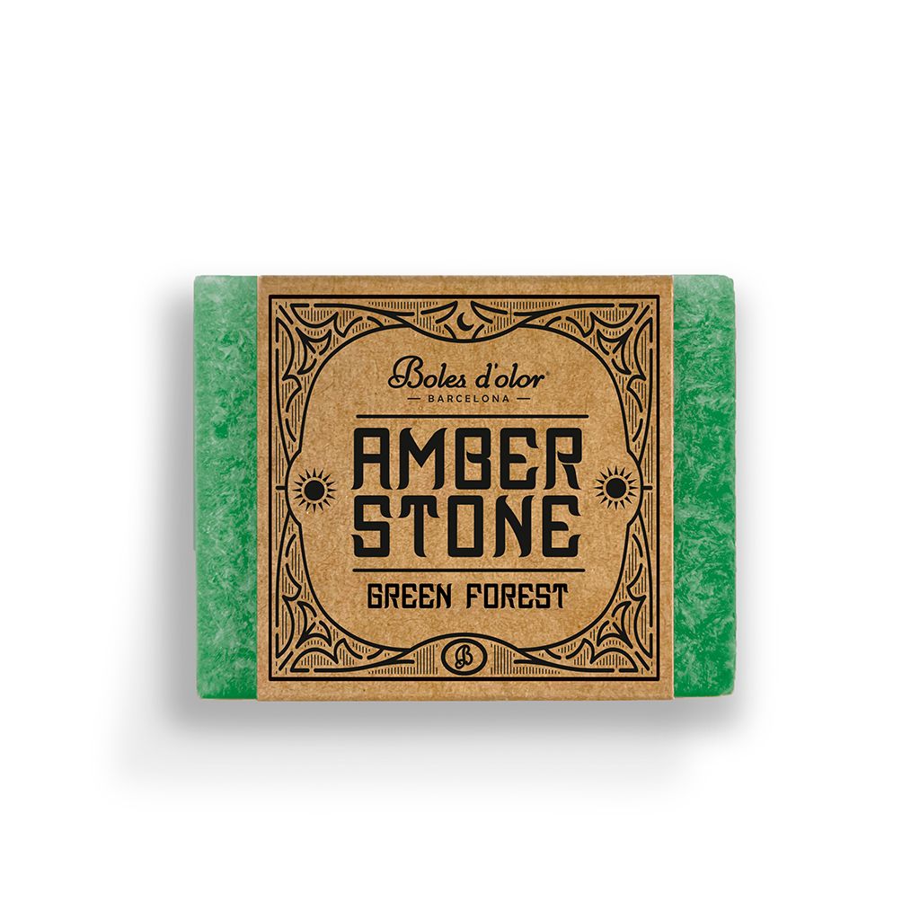 Amber Stone Green Forest