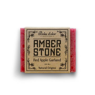 Amber Stone Red Apple Garland