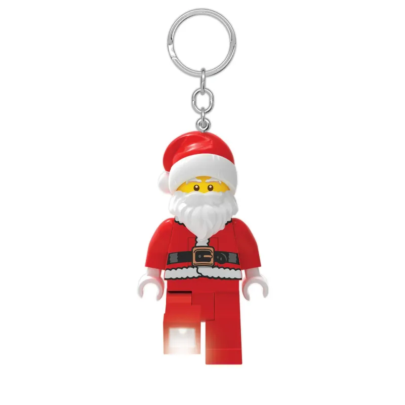 Lego LED sleutelhanger Kerstman