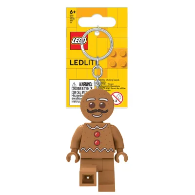 Lego LED sleutelhanger peperkoekman