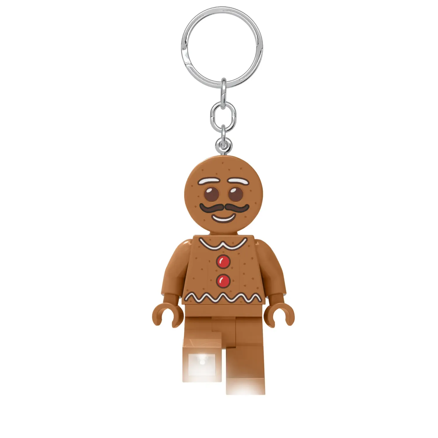 Lego LED sleutelhanger peperkoekman