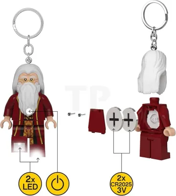 Lego LED sleutelhanger Perkamentus