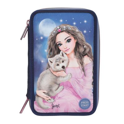 TOPModel 3-vaks etui LED WOLF