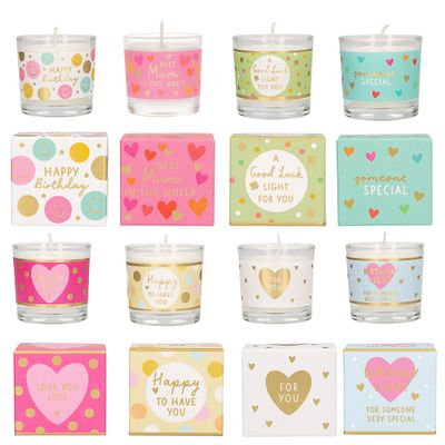 Kaarsje in geschenkdoos
