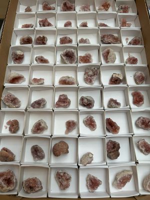 Roze Amethist uit Patagonië in Argentinië