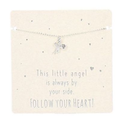 Armband little angel by your side zilver