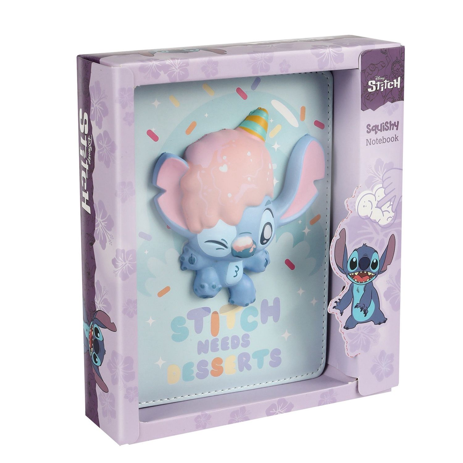 Stitch squishy notitieboek dessert