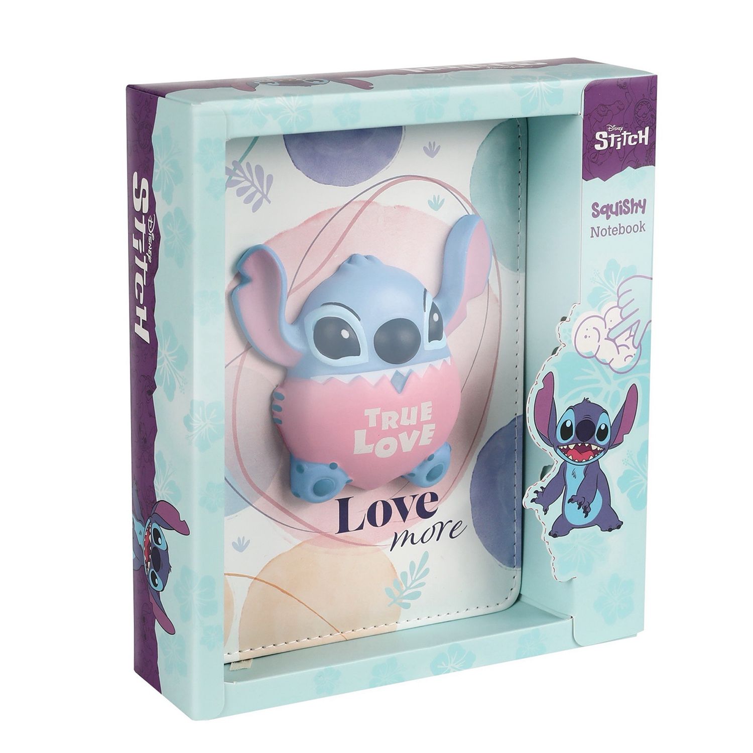 Stitch squishy notitieboek true love