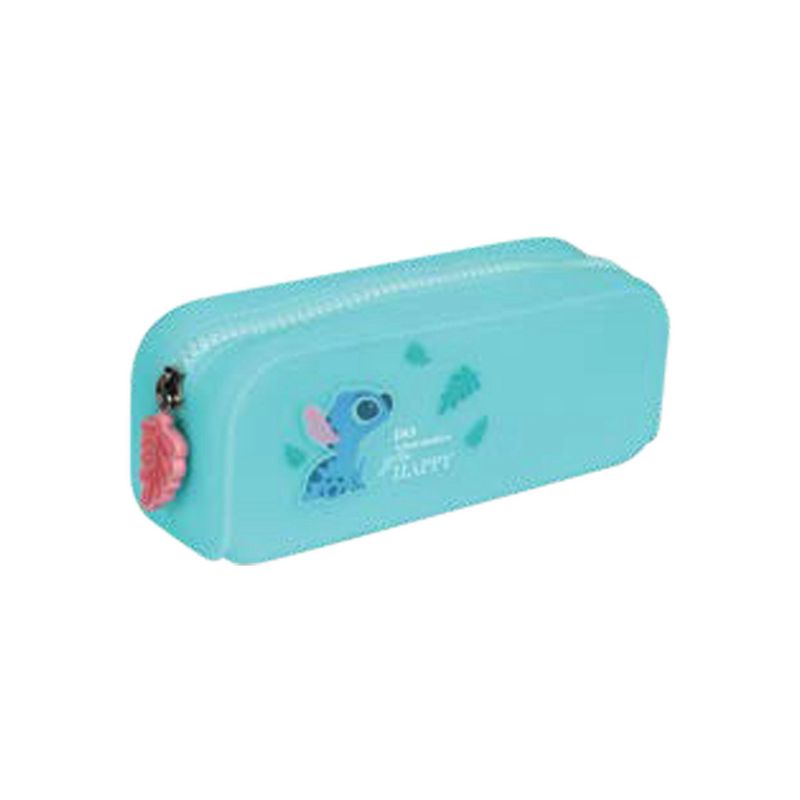 Stitch silicone etui turqoise