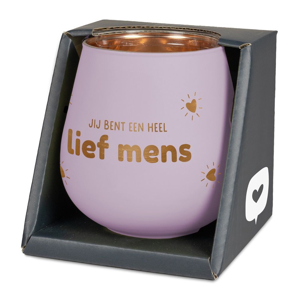 sfeerlichthouder lief mens