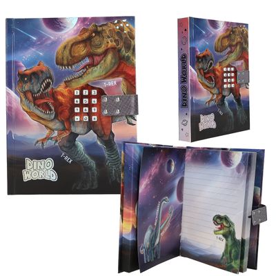 Dino World dagboek met code en geluid galaxy